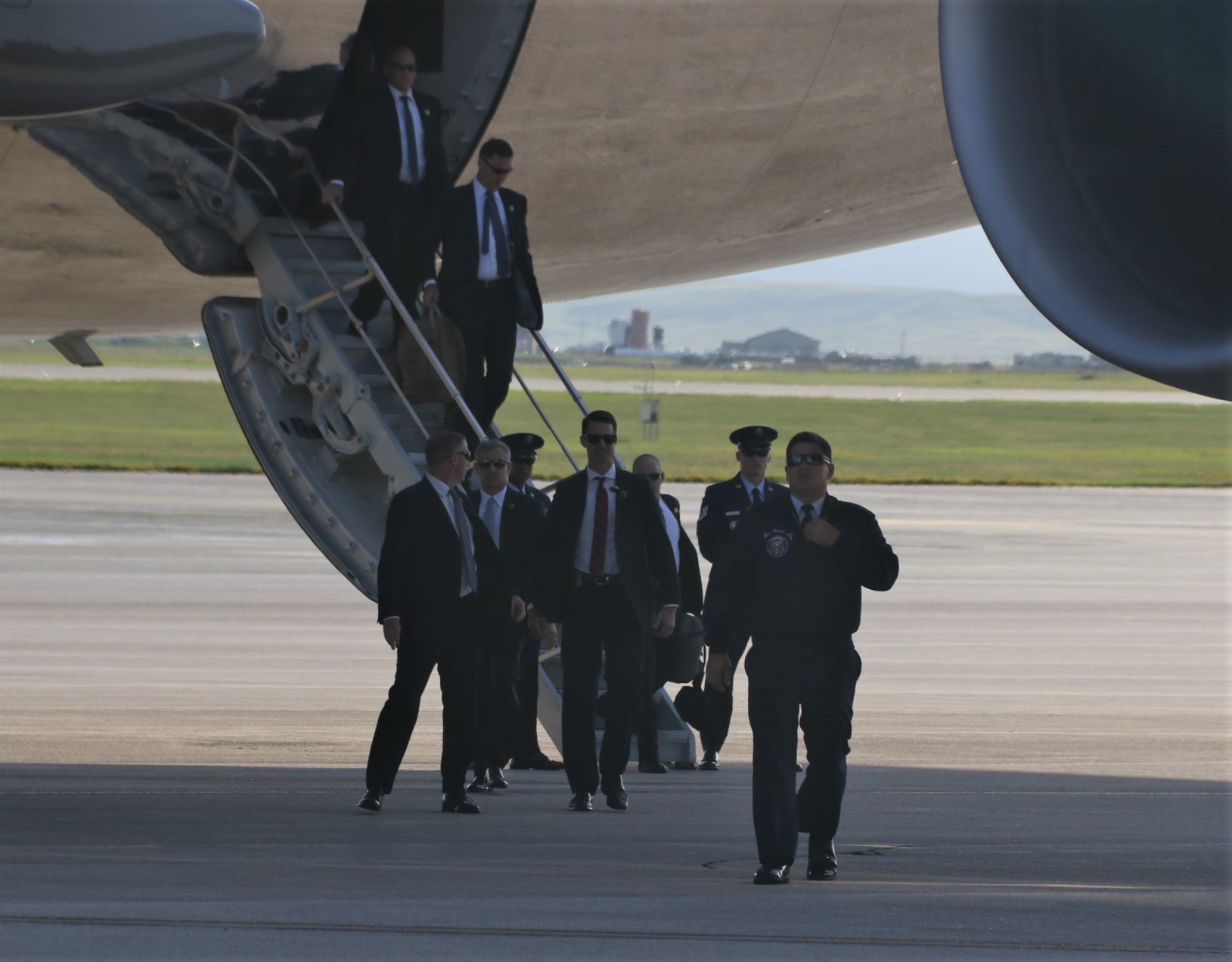 Coming off Air Force One